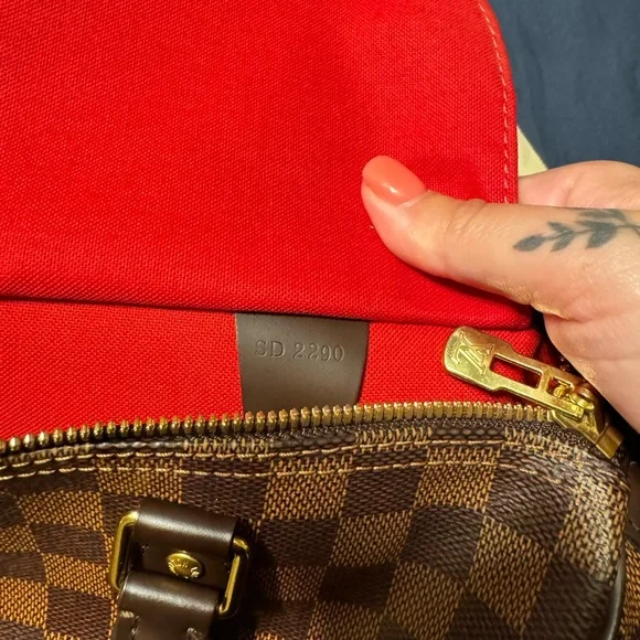 Louis Vuitton Damien Ebene Speedy Bandouliere 30 - Picture 9 of 13